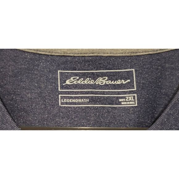 Men's Legend Wash Short-Sleeve Classic T-Shirt Denim Blue XXL - Picture 5 of 8